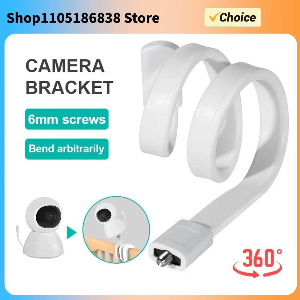 Baby Monitor Sensor - スレッドグースネックホルダーカメラM6スタンド多機能ブラケットシリコンベビーモニタースタンドベビーモニター用調節可能なブラケット