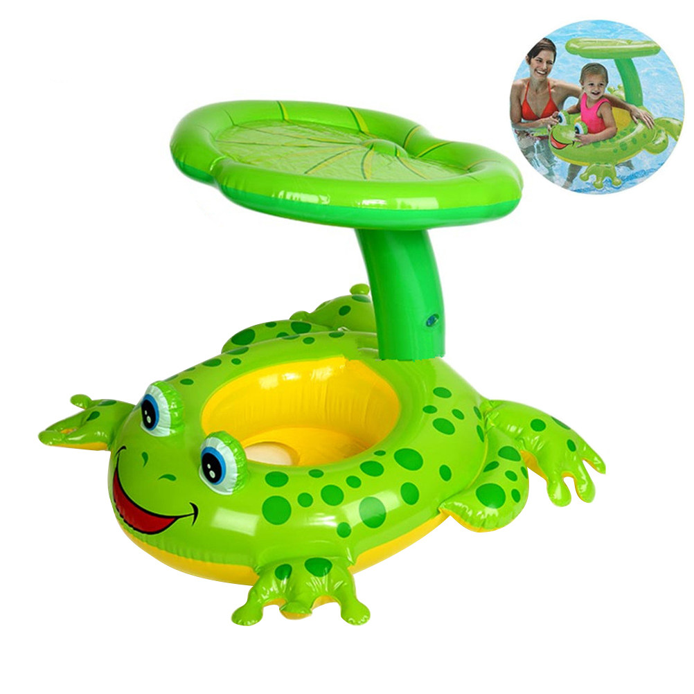 Baby Swimming Floater - ベビーフロート サンシェード キャノピー シート ボート 119x79cm