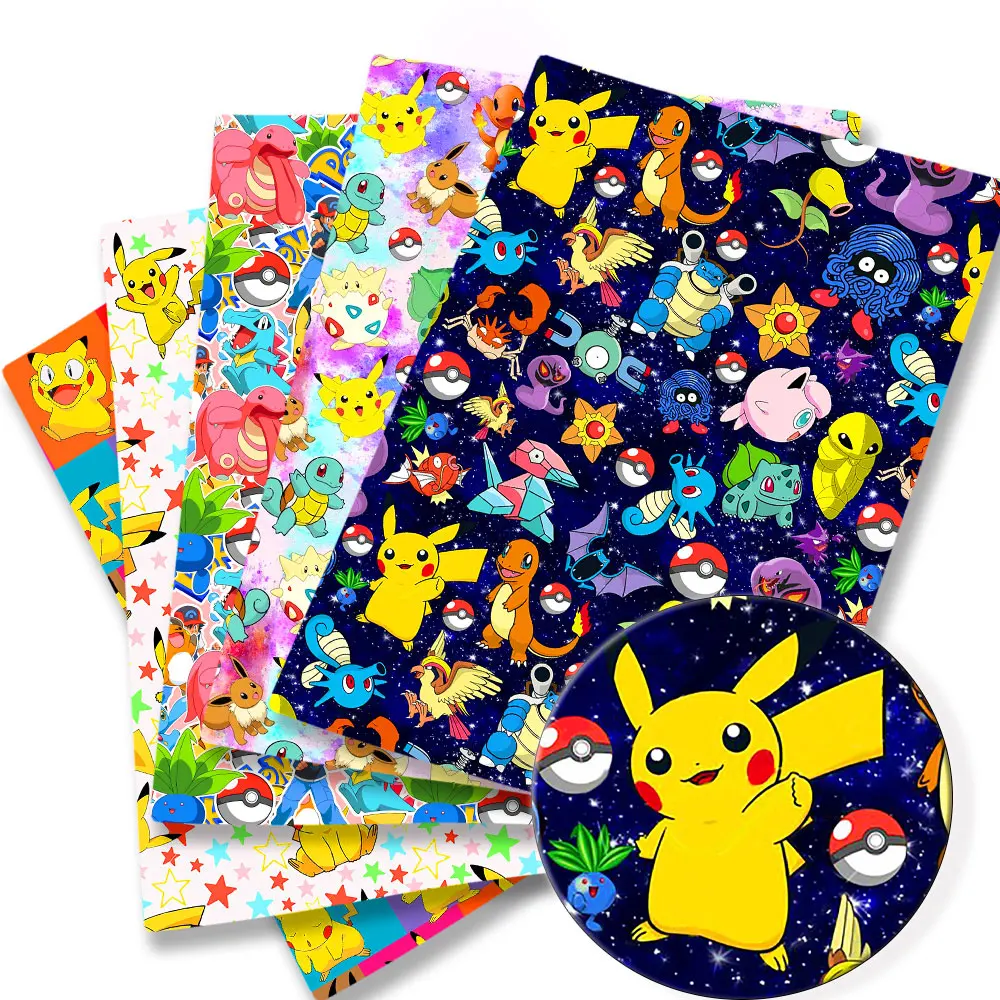 Baby Products 2 Years - ポケモン漫画生地 140*50 センチメートル手作り縫製パッチワークキルティングベビードレスホームシートプリント生地生地縫製子供