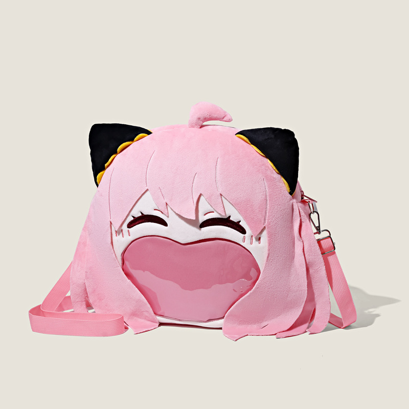 Baby Products Bag - スパイ X ファミリー アルニア ペイン バッグ周辺機器アニメベビーバッグダブルショルダークロスボディバッグ透明ディスプレイ