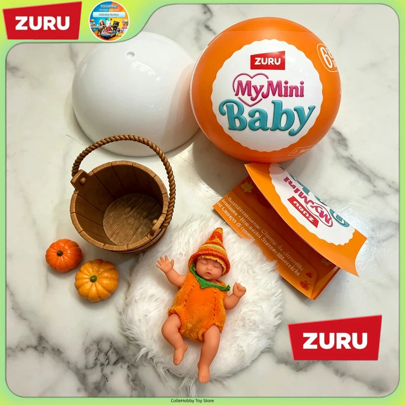 Baby Products Bag - 新しいズル マイミニベビーパンプキンシリーズ5 サプライズブラインドボックス ソフトシリコンミニドール コレクタブルトイ 女の子