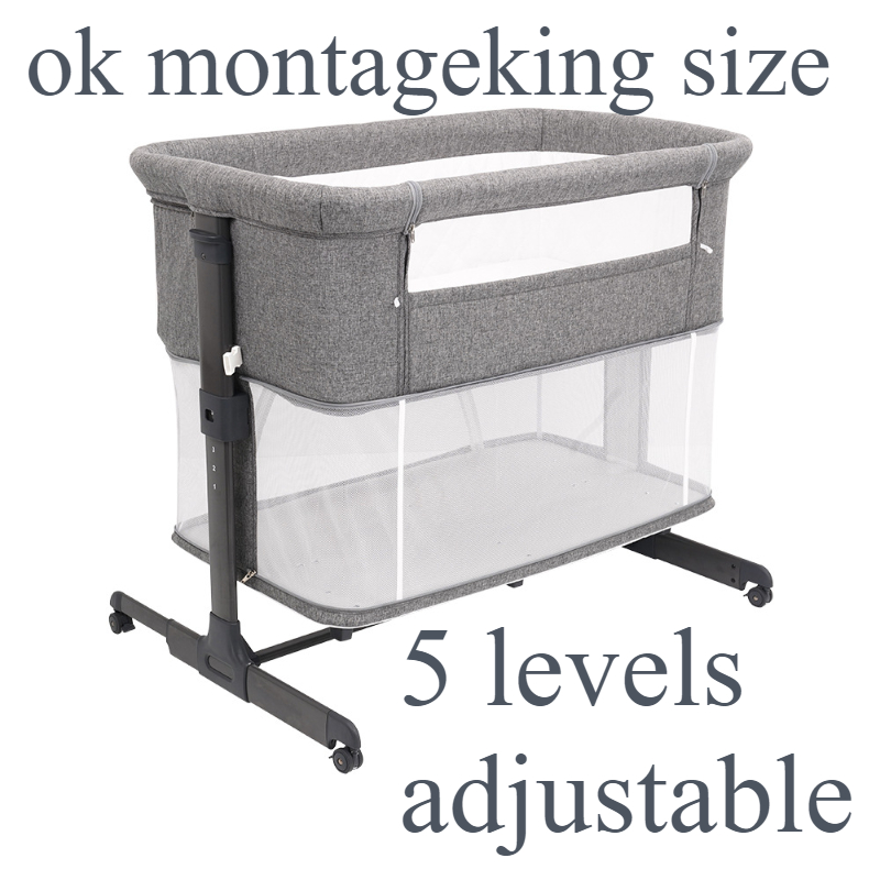 Baby Swing Bouncer - モバイルベビーカーベッドデュアル目的新生児ベッドスプライシング大型フェンスポータブルベビーベッドジャンパースイングバウンサー
