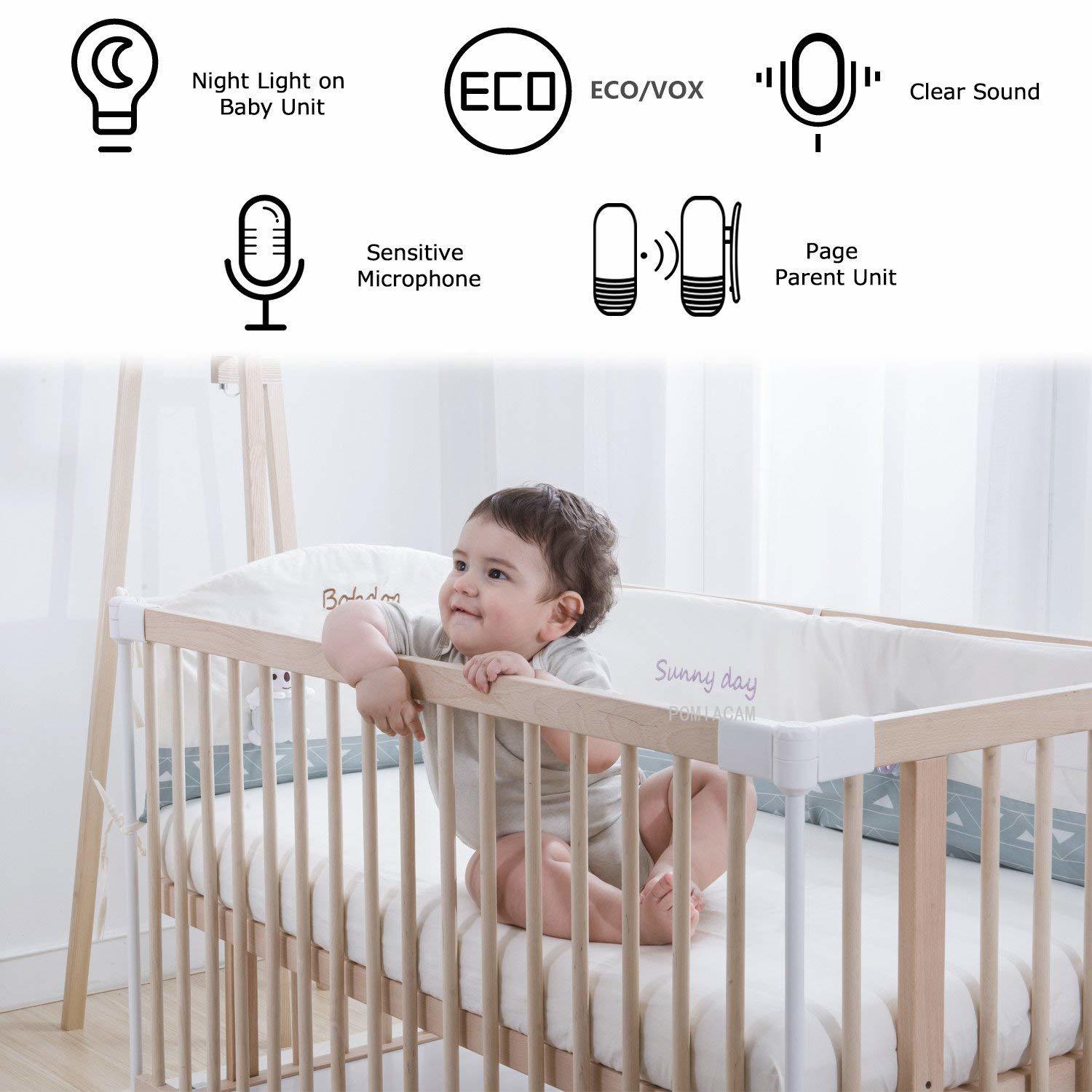 DBM-8 ベビーモニター オーディオ 双方向通話 VOXモ - Wireless Baby Monitor のレビューと価格