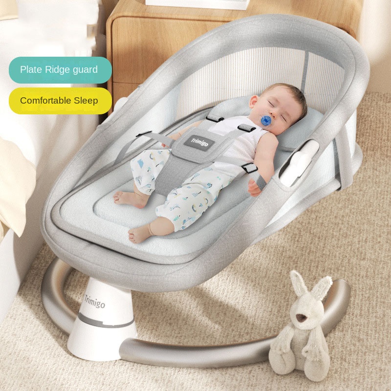 ベビー電動ロッキングチェア新生児快適調整可能音楽タイマー付き - Baby Swing Bouncer のレビューと価格