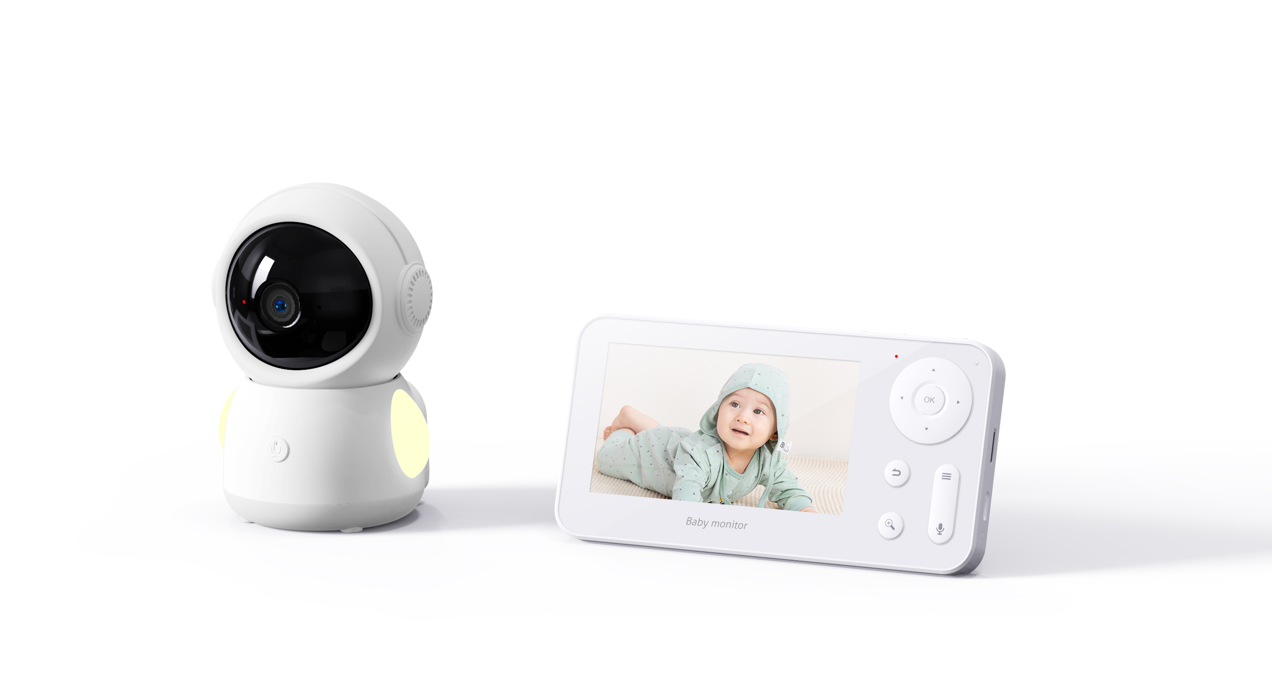 4.3インチ画面 2MP 1080P フルカラー インターホ - Wireless Baby Monitor のレビューと価格