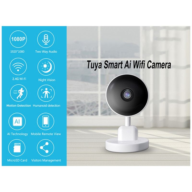 必須の屋内 Wifi Tuya カメラ、ベビーモニター、スマ - Wireless Baby Monitor のレビューと価格