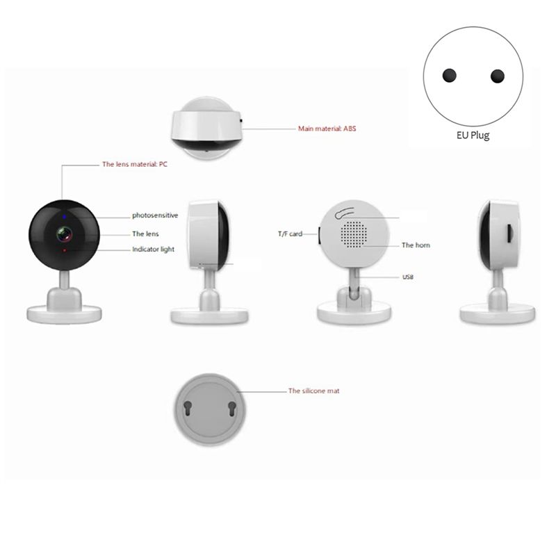 必須の屋内 Wifi Tuya カメラ、ベビーモニター、スマ - Wireless Baby Monitor のレビューと価格