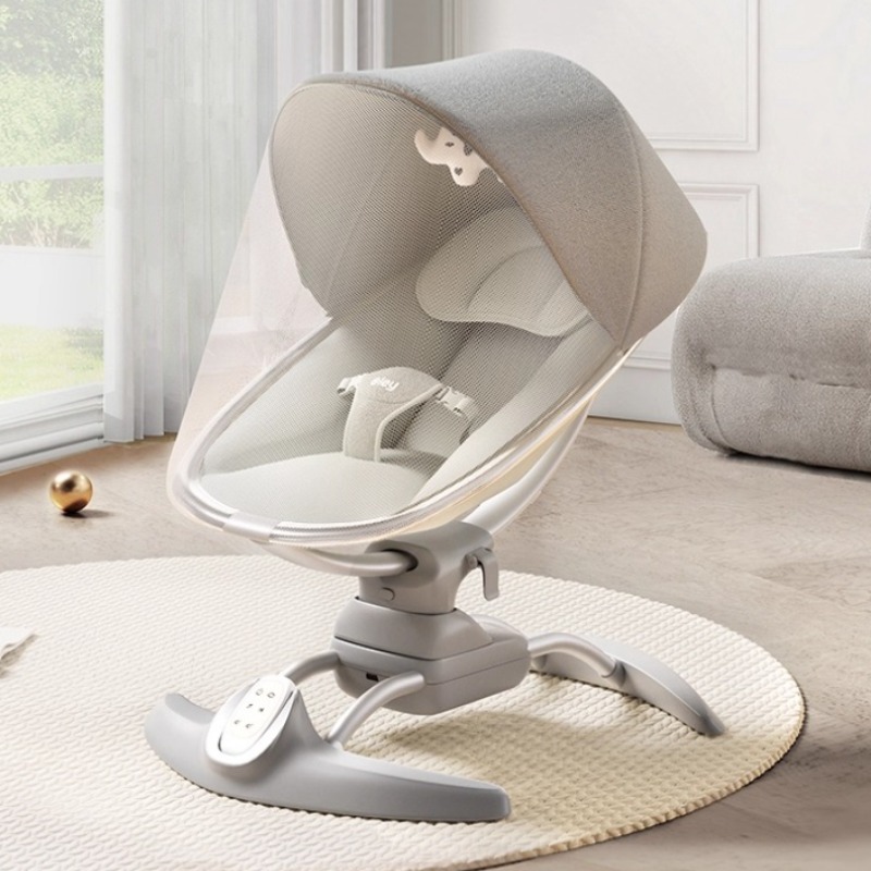 乳幼児用ベビーチェア、Bluetooth対応音楽スピーカー付 - Baby Swing Bouncer のレビューと価格