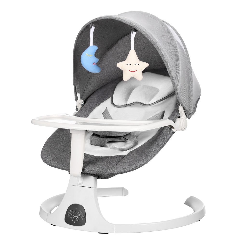 電動ベビーロッキングチェア（おもちゃ＆リモコン付き）新生児用 - Baby Swing Bouncer のレビューと価格