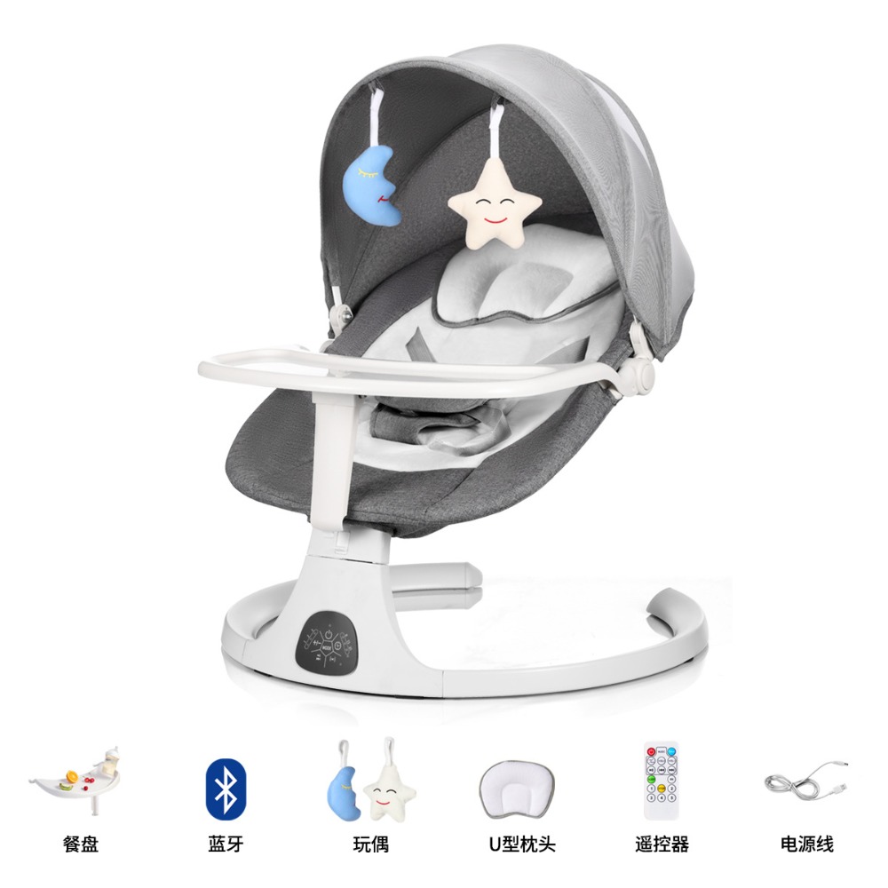 電動ベビーロッキングチェア（おもちゃ＆リモコン付き）新生児用 - Baby Swing Bouncer のレビューと価格