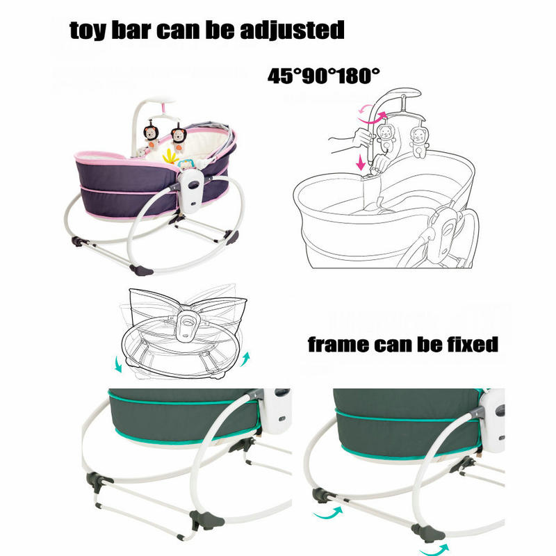 5 in 1ベビーロッカー幼児用スイングチェア新生児用バウン - Baby Swing Bouncer のレビューと価格