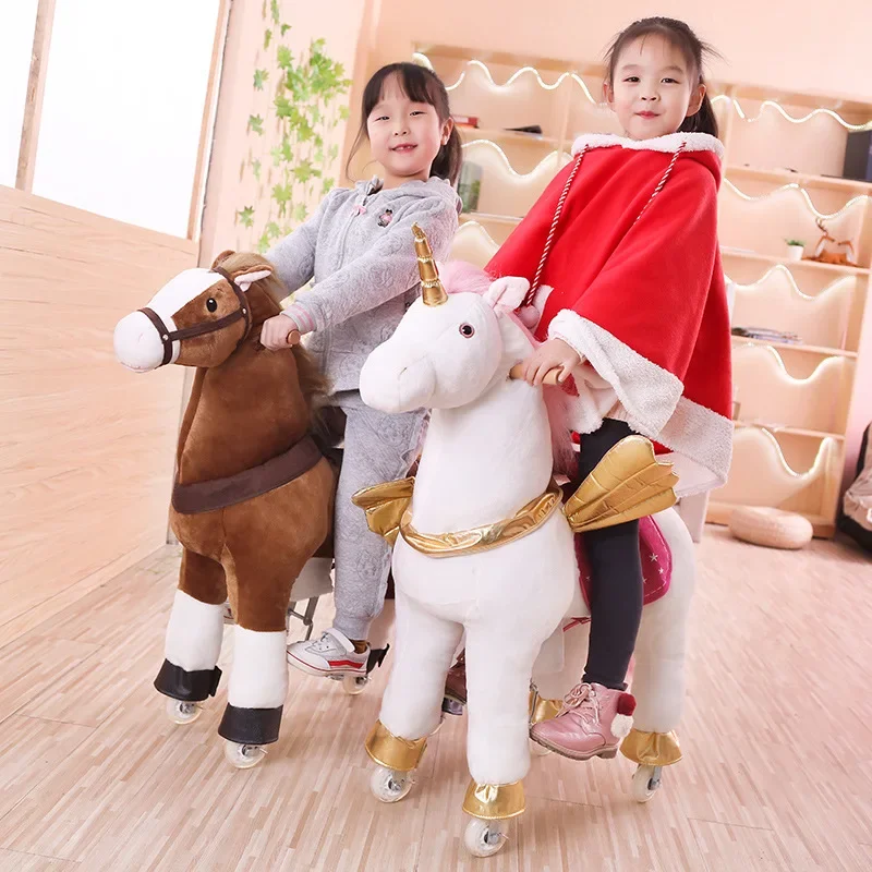 マルチカラーの跳ねる馬、大きな赤ちゃん用おもちゃ、インタラク - Baby Swing Bouncer のレビューと価格
