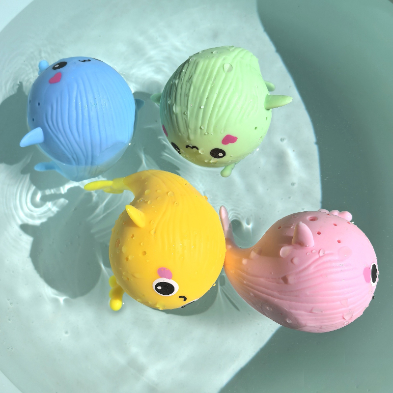 スポンジ吸水クジラ絞りストレス解消ベビーバスおもちゃ夏水泳遊 - Baby Products For Summer のレビューと価格