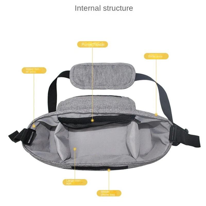 ベビーカー用大容量バッグ,ママ用おむつバッグ,ハンドル付き収 - Baby Products Bag のレビューと価格