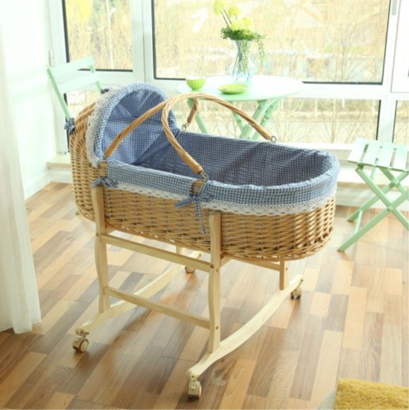 スイング 9C 新生児ゆりかご籐ベビーバスケットポータブルバ - Baby Swing Bouncer のレビューと価格