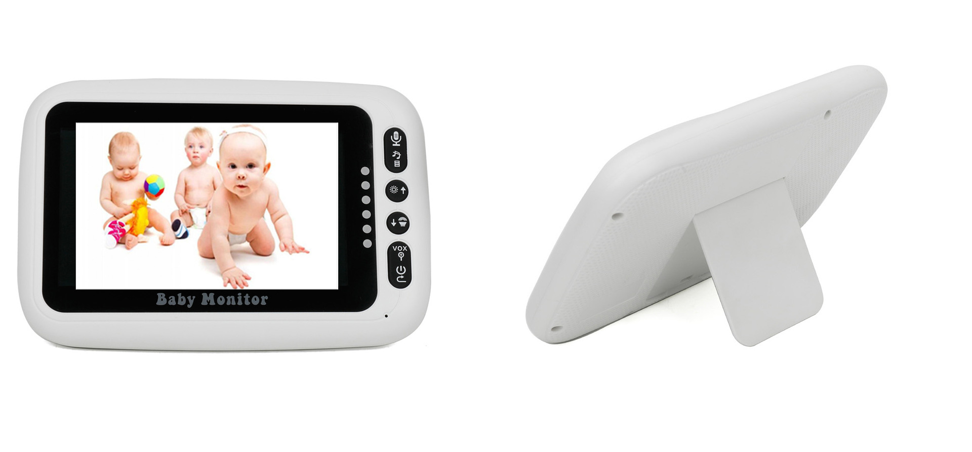 4.3インチLCDスクリーンワイヤレスビデオベビーモニターイ - Wireless Baby Monitor のレビューと価格