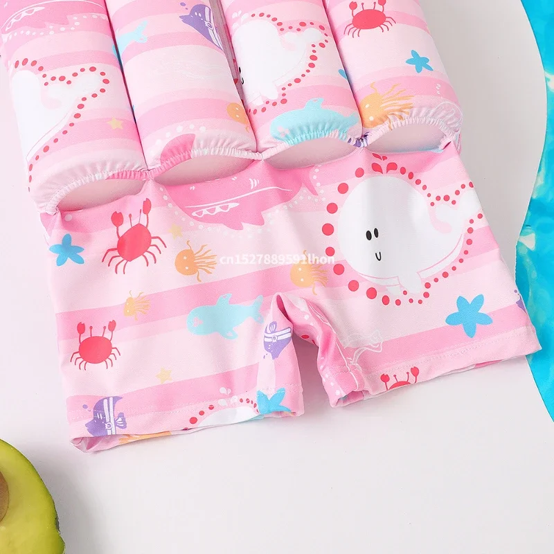 子供用漫画プリント水着、浮力水着、フローティングラッシュガー - Baby Swimming Floater のレビューと価格