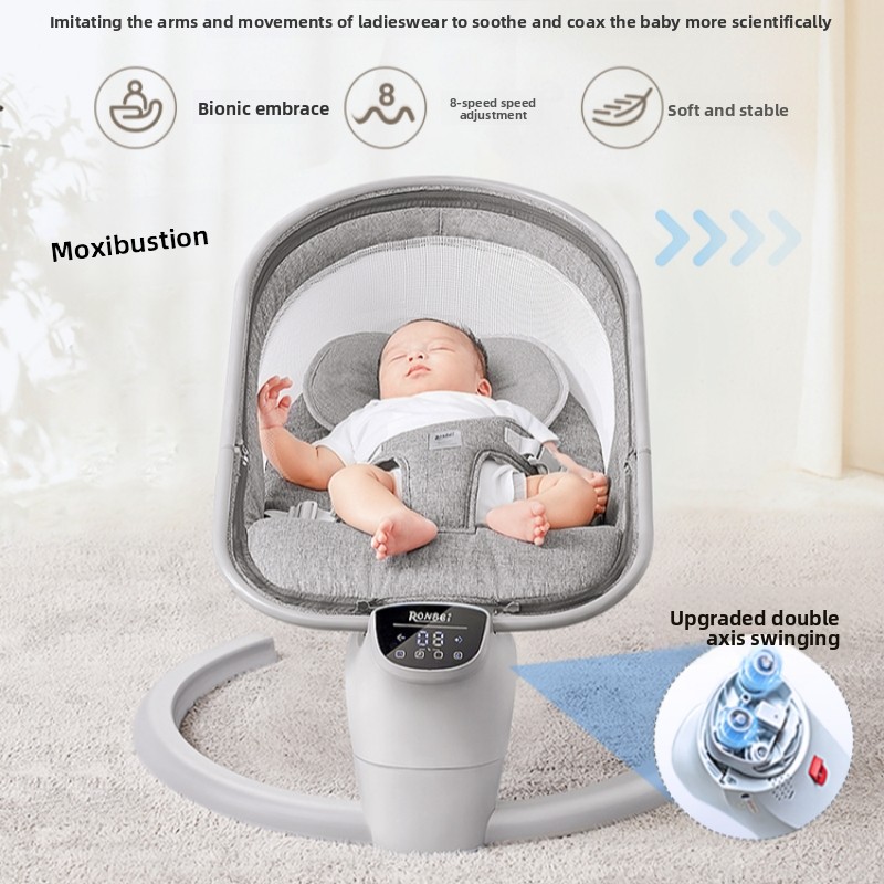 乳幼児用ベビーブランコ |   電動ベビーバウンサー、新生児 - Baby Swing Bouncer のレビューと価格