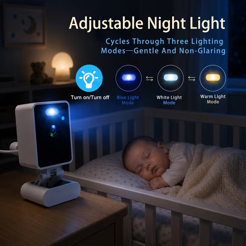 ベビーモニター ワイヤレス 室内用 2.8インチ 監視ビデオ - Baby Monitor Sensor のレビューと価格