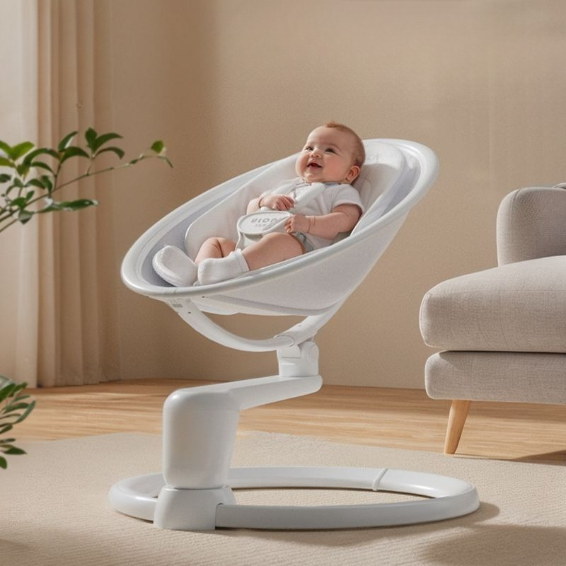 乳児用ベビーブランコ、5段階の速度調整、10曲の子守唄付きベ - Baby Swing Bouncer のレビューと価格