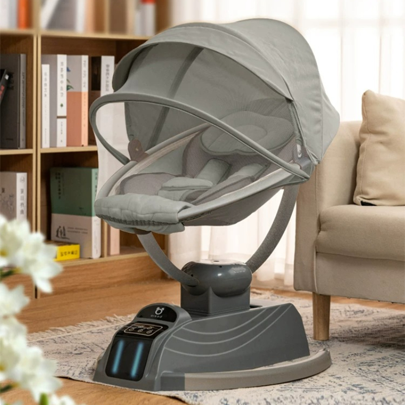 電動ベビーロッキングチェア、スージングチェア、寝かしつけチェ - Baby Swing Bouncer のレビューと価格